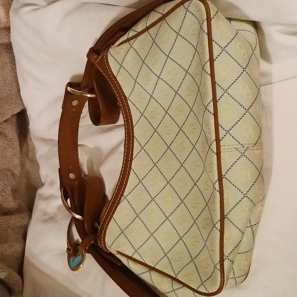 Dooney & Bourke Pale Green Hobo Crescent Bag/ Satchel ~ Very Gently Used - Picture 4 of 9